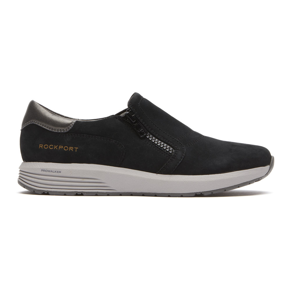 Rockport Sneakers Dam Svarta - Trustride Prowalker Slip-On - ITHVP1372